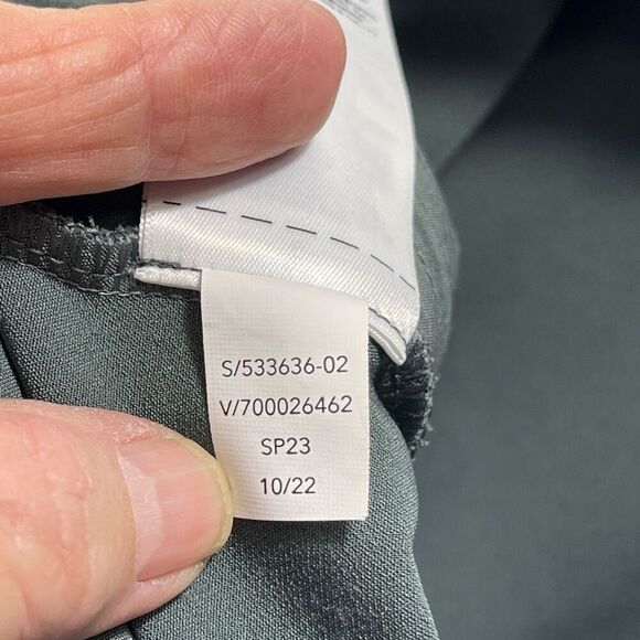 Athleta Green Pull On Straight Leg Stretch Trousers Endless Pants Size 20 - Picture 5 of 8